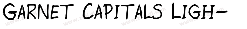 Garnet Capitals Ligh字体转换